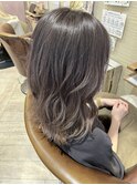 バレイヤージュ風グラデーションカラー