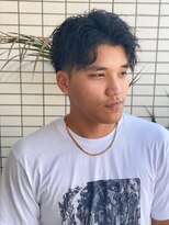 スウェル 船橋店(Swell)&nbsp;ハイライト/マッシュパーマ/ウルフ/波巻き/メンズ