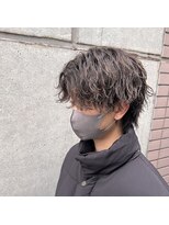 ペグ(peg)&nbsp;波巻きセンターパートウルフ