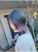 ウルフカット『ツートンカラー、イルミナカラー』