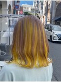 ダブルカラーベージュカラーケアブリーチカラーハイトーンカラー