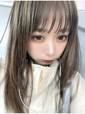 ナチュラルに可愛いミディアムレイヤーワンカールセミディ