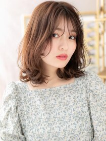 カバーヘア ブリス 大宮西口(COVER HAIR bliss) 韓国風外ハネカールセミウェット抜け感ヘアa大宮20代30代40代