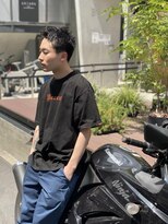 アルカナ 明治神宮前原宿(ARCANA)&nbsp;ウルフアッシュブラックカルマパーマベリーショート