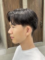 フイ 自由が丘(men's salon Hui)&nbsp;ハイトーンカラー/マッシュパーマ/アースカラー/men's/