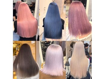 _WHITE  髪質改善/ブリーチ/ハイライト 三宮店【アンダーバーホワイト】