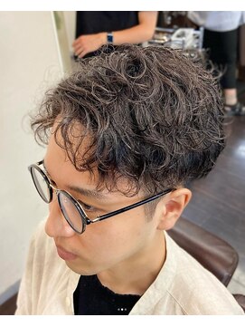 ジョイボックス(JOYBOX) ツーブロック+ビジネスマンパーマ 30代40代50代