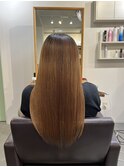 艶髪ストレート×ロング×ハイトーン×髪質改善【広島】【横川】