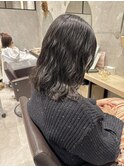 【RYOHEI】コテ巻き風パーマ_ミディアムヘア_クリームパーマ