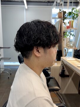 サロンドジョー(salon de joe) メンズパーマツイストスパイラルパーマニュアンスパーマショート