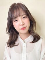 イーストハムネオ(EAST HAM NEO) 顔周りレイヤー/くびれセミロング/ナチュラルブラウン