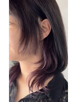 エメヘアデザイン ルイス(Aimer Hair Design Lewis)&nbsp;インナーカラー/弘前市