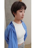 コルク バイ マグ 松本駅前(COLK by Mag)&nbsp;透明感グレージュ◎冬の韓国風くびれショート 20代30代