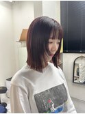顔周りレイヤーボブ