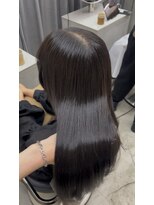 ケシキ 表参道 原宿(kesiki.)&nbsp;地毛風ストレート/髪質改善/縮毛矯正/オリーブカラー