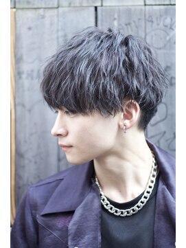 ヴェイン 渋谷(vain) 渋谷美容室ツーブロ波巻きメンズカットパーマ王道k