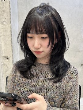 サイン 韓国ボブ 渋谷(SIGN) お洒落なレイヤーカット韓国ボブレイヤーボブ渋谷タッセルボブ