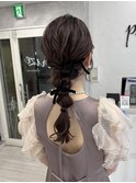 編みおろしアレンジ