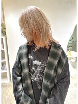 サビィ(Sabby) デザインカラー/ペールオレンジ/ブロンド/ブリーチ/氏川洸希