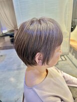 ナンバー 博多(Number) 大人可愛い30代40代50代前下がりショートボブ丸みショート