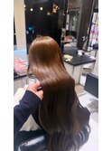 透明感◎ブリーチなしニュアンスベージュ