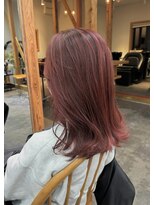 エト(eto) ブリーチ無しでできる!カシスピンクカラー