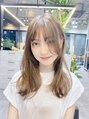 ファンナギンザ(FaNNa ginza)&nbsp;耳掛けシースルーのサイドの束感で透明感抜群の小顔な顔周りに