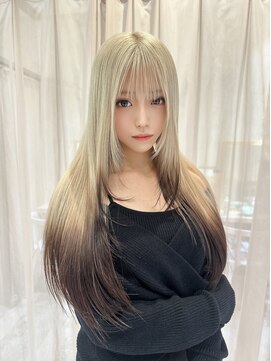 モニカ 栄店(MONIQA) ミルクティー×ブラウン