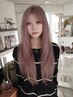 デザインカット + 前処理付きケアカラー + 髪質改善BYKARTE TR