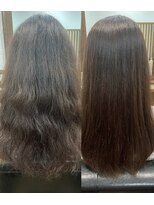 シェアする美容室 結び 結びの縮毛矯正で扱いやすいサラツヤな髪へ★