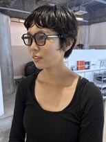 ナヌーク シブヤ(nanuk shibuya)&nbsp;オン眉ベリーショートパーマ
