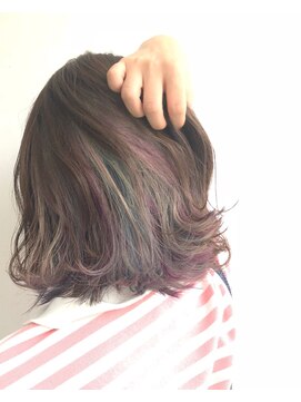 ヘアメイク オブジェ(hair make objet) インナー☆ユニコーンカラー☆★KAI☆★