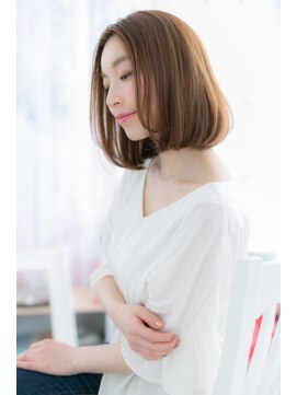 ヘアアンドビューティー ミック(Hair & Beauty miq) 大人フェミニン＊知的センターパートa