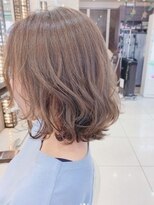 ノブヘアーデザイン 伊勢佐木町店(NOB hairdesign) 〈NOB伊勢佐木町店〉マロンベージュホワイトアッシュかきあげ