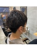 メンズカットとスパイラルパーマでイケメンスタイル★