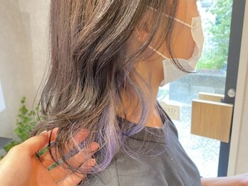 ビーミーヘア(be me HAIR)の写真/【六町駅徒歩5分】人気のアディクシーカラーあり！バレイヤージュ等のデザインカラーはお任せください★