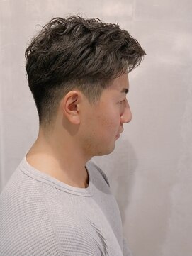 フランクスバーバーリザーブ 人形町店(FRANK’S BARBER RESERVE) アップバングツーブロパーマ　ｙ