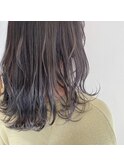 透け感グレージュ