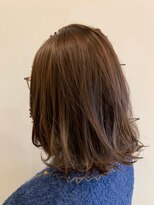 ヘアブランコブランコ 横浜(hair blanco_blanco) 似合わせカット/くびれヘア/デザインカラー/艶ボルドー[横浜駅]