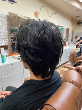 アポロカットステージ 相模大野店 アップバング/ツーブロックマッシュ<理容室>[メンズ/相模大野]