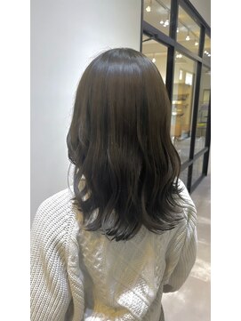 ロウ 町田(ROW) オリーブベージュ/韓国ヘア/ミディアムレイヤー