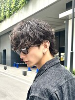 ゴールドシブヤ(GOALD SHIBUYA)&nbsp;#マッシュウルフ　波巻きスパイラル　渋谷/メンズパーマ