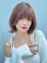 ロンドローズ 名古屋(Lond damaskRose)&nbsp;リフトレイヤー センターパート ブリーチ縮毛矯正 ヨジャドル169