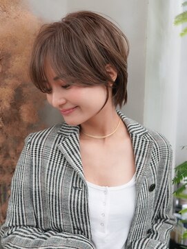 ギークス(GEEKS) 【GEEKS渋谷】秋カラー/小顔/ハンサムショート/20代30代/透明感