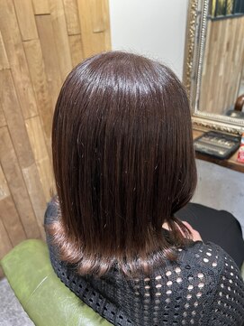 ムーン(moon) #前髪カタログ#インナーグレージュ#ピンクベージュ