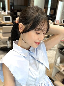 アフロート ルヴア(AFLOAT RUVUA) ＊20代30代40代◎結んだ時もかわいい顔まわりレイヤーおくれ毛