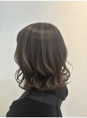 ハイライトカラー デザインカラー ブリーチ ベージュグレージュ