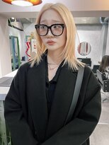 クペウ アエレ(cope'u aele)&nbsp;抜きっぱなし/ダブルカラー/ケアブリーチ/ブロンド/梅田/大阪