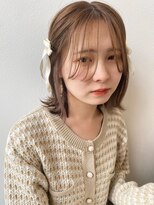 ネイビー グラ ヘアー ストーリー(NAVY gra HAIR STORY) ナチュラルミディアム×アイスブラウン