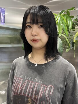 ゼスト 八王子店(ZEST) 就活カラー/ブルーブラック【佐々木麻衣】